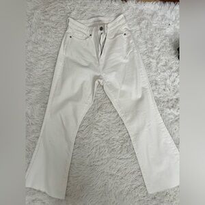 White loft jeans